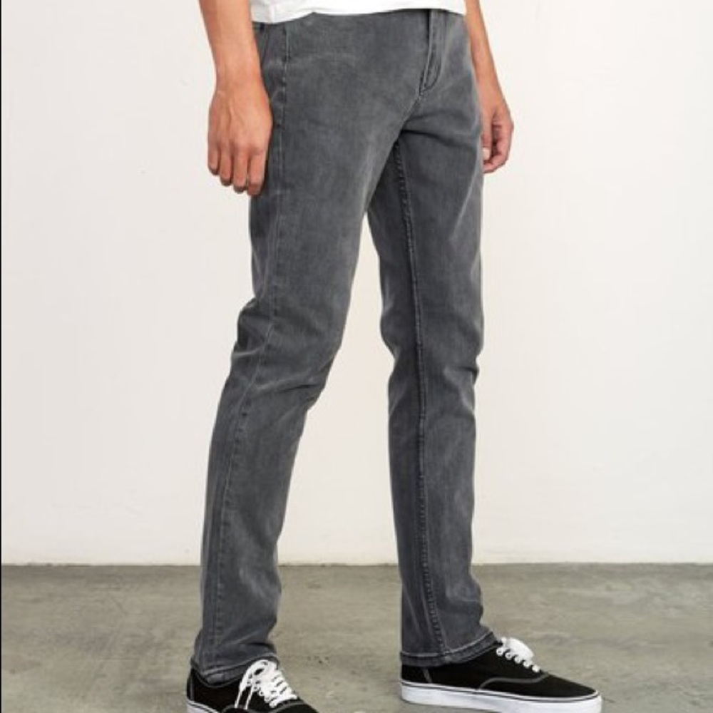 🔥RVCA DAGGERS SLIM FIT DENIM NWT - Picture 3 of 5